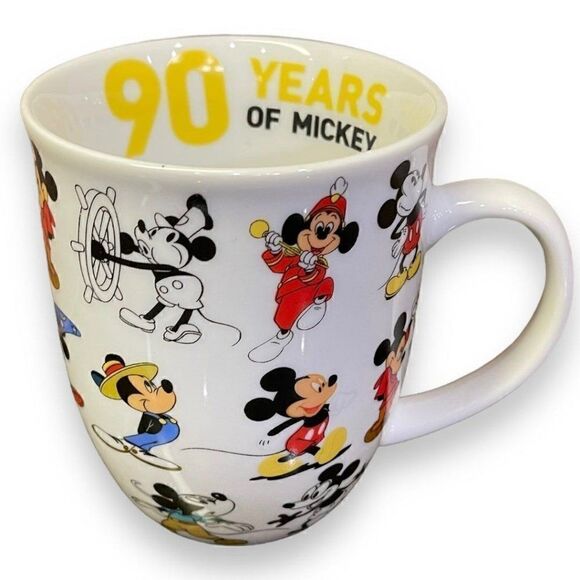 Disney Mickey Mouse 90th Anniversary Porcelain Mug - Picture 1 of 5